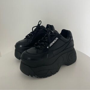 Naked wolfe sporty platform sneaker